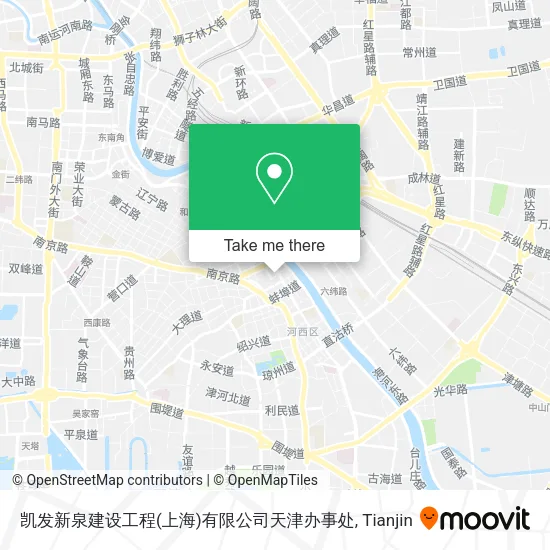 凯发新泉建设工程(上海)有限公司天津办事处 map