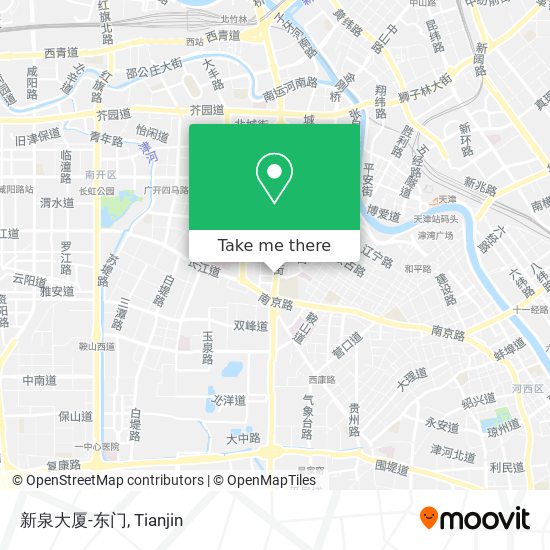 新泉大厦-东门 map