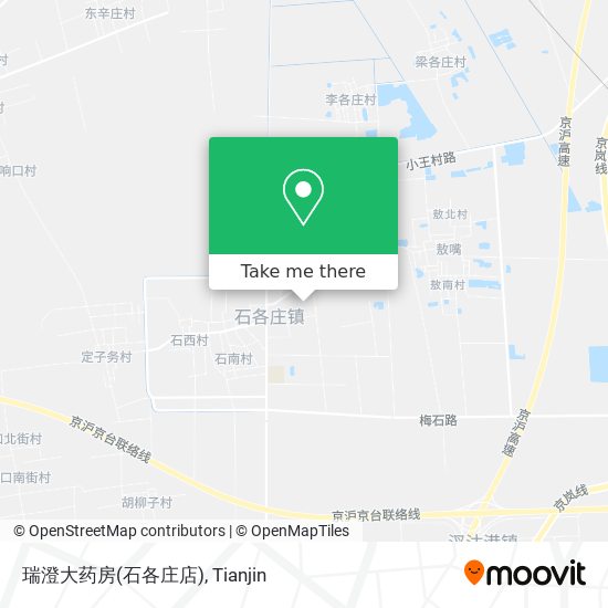 瑞澄大药房(石各庄店) map