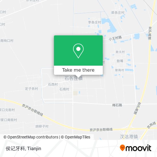 侯记牙科 map