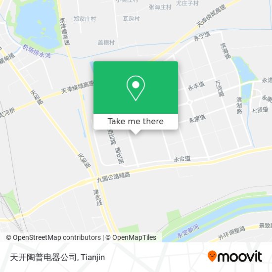 天开陶普电器公司 map