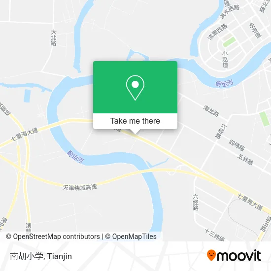 南胡小学 map