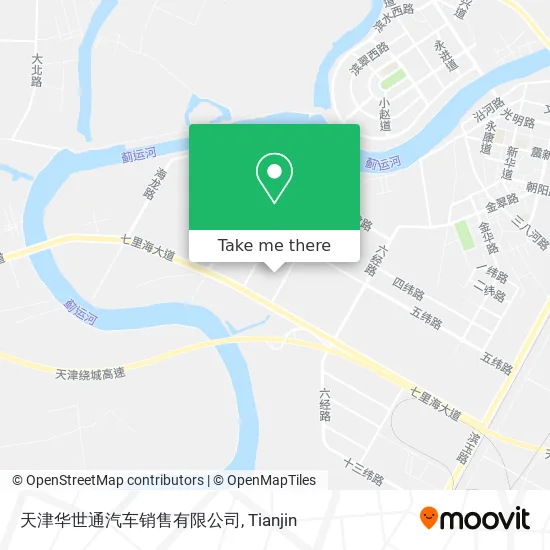 天津华世通汽车销售有限公司 map