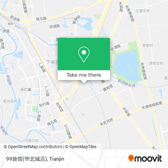 99旅馆(华北城店) map
