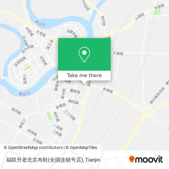 福联升老北京布鞋(全国连锁号店) map