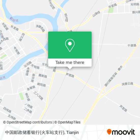中国邮政储蓄银行(火车站支行) map