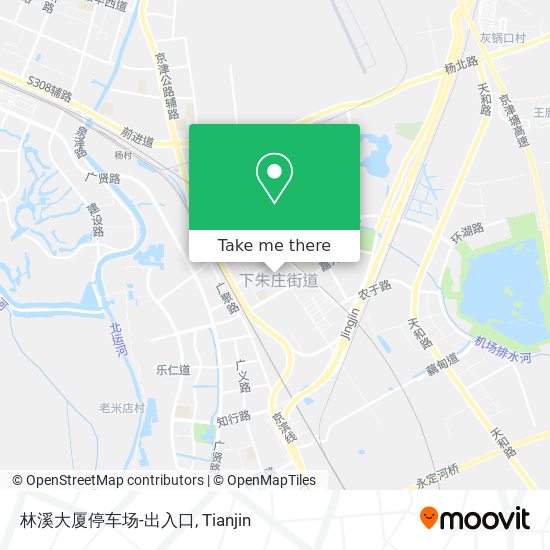 林溪大厦停车场-出入口 map
