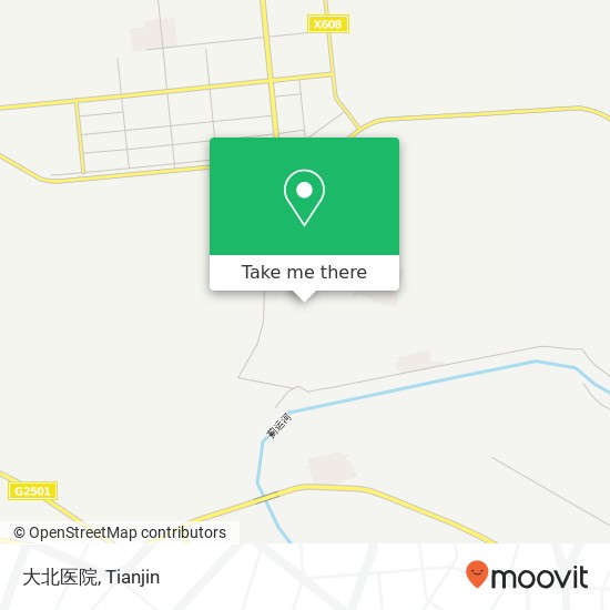 大北医院 map