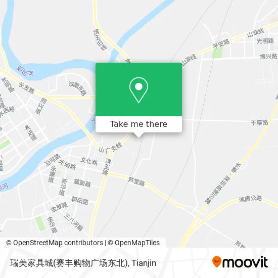 瑞美家具城(赛丰购物广场东北) map