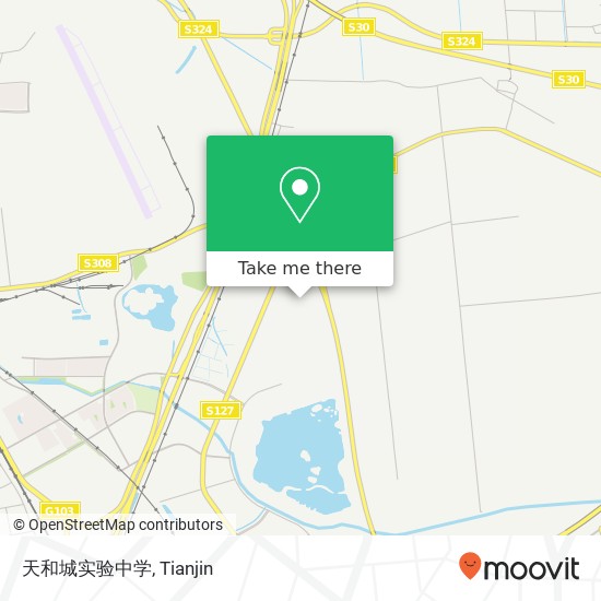 天和城实验中学 map
