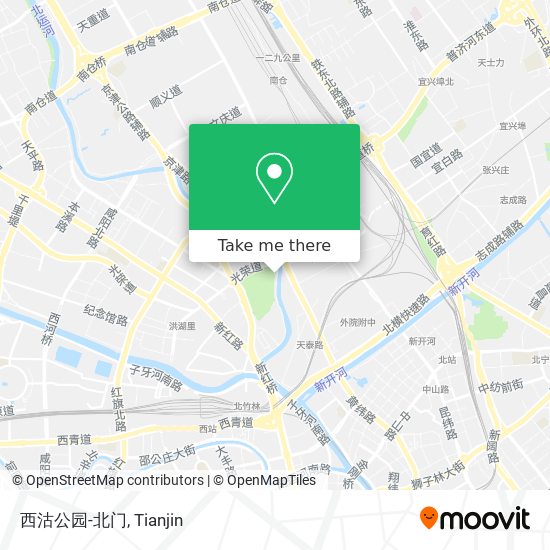 西沽公园-北门 map