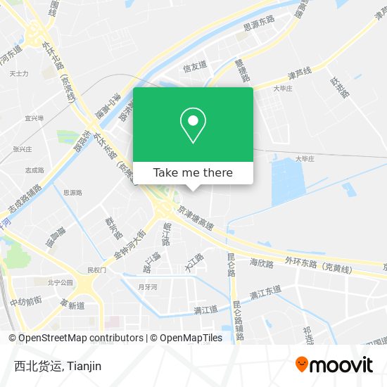 西北货运 map