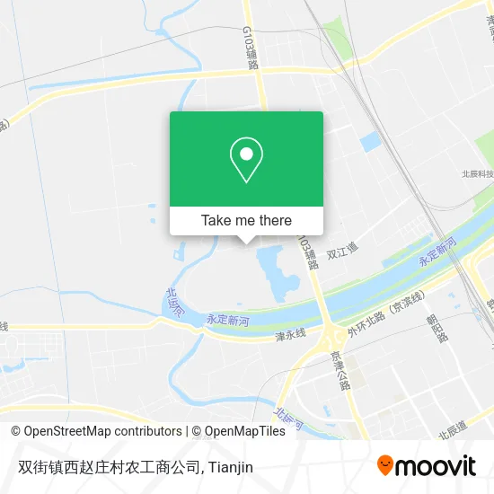 双街镇西赵庄村农工商公司 map
