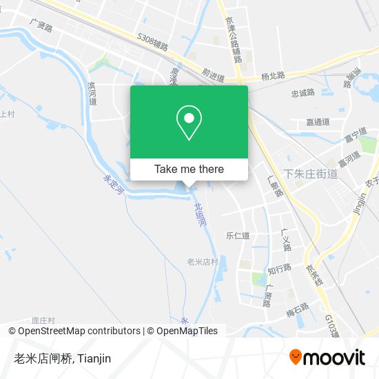 老米店闸桥 map