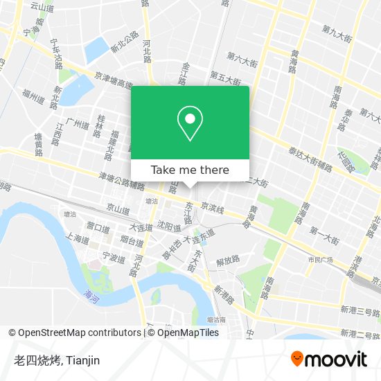 老四烧烤 map