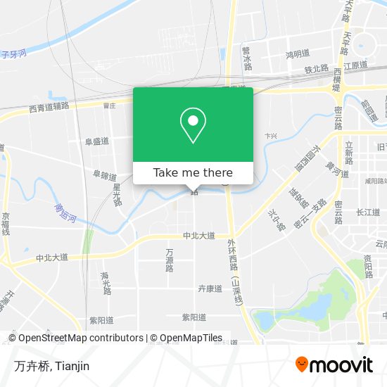 万卉桥 map