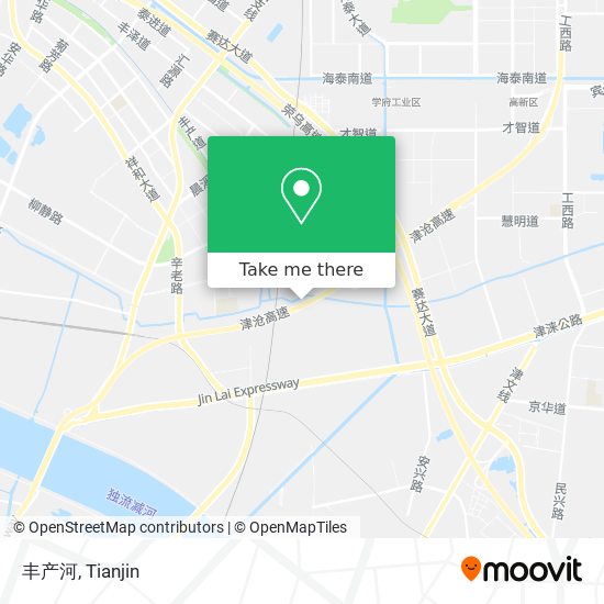 丰产河 map
