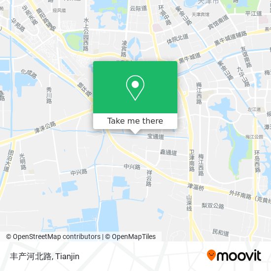 丰产河北路 map