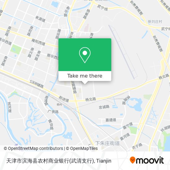天津市滨海县农村商业银行(武清支行) map