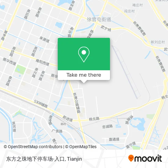 东方之珠地下停车场-入口 map