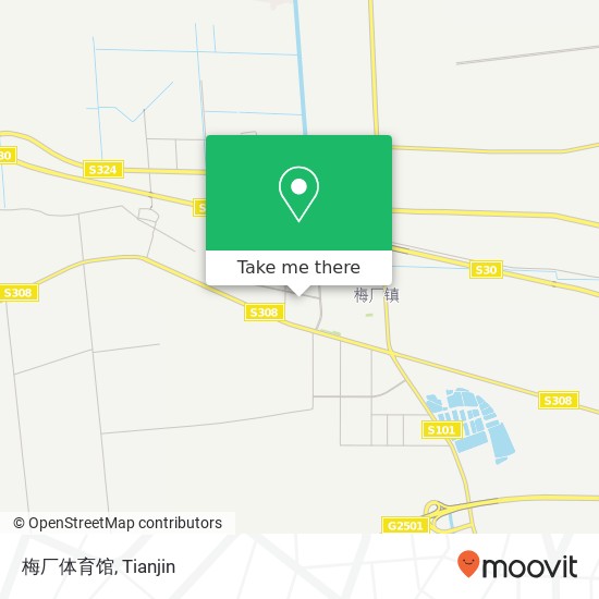 梅厂体育馆 map