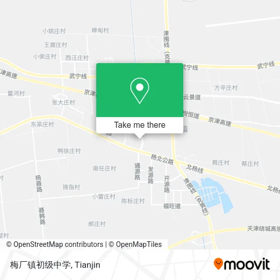 梅厂镇初级中学 map
