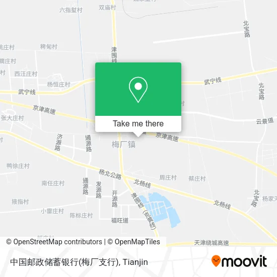 中国邮政储蓄银行(梅厂支行) map