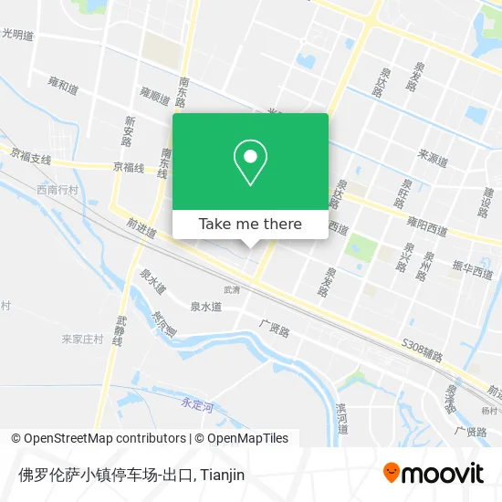 佛罗伦萨小镇停车场-出口 map
