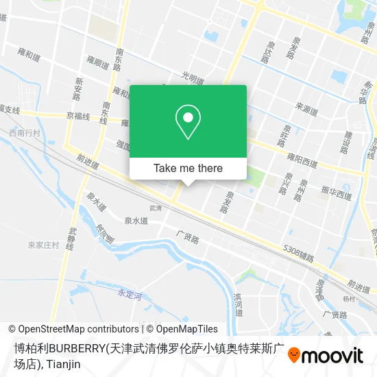 博柏利BURBERRY(天津武清佛罗伦萨小镇奥特莱斯广场店) map