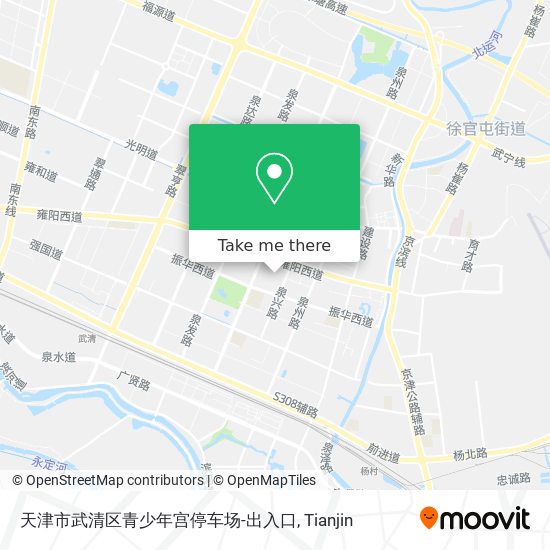 天津市武清区青少年宫停车场-出入口 map