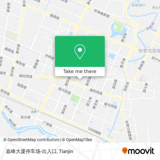嘉峰大厦停车场-出入口 map