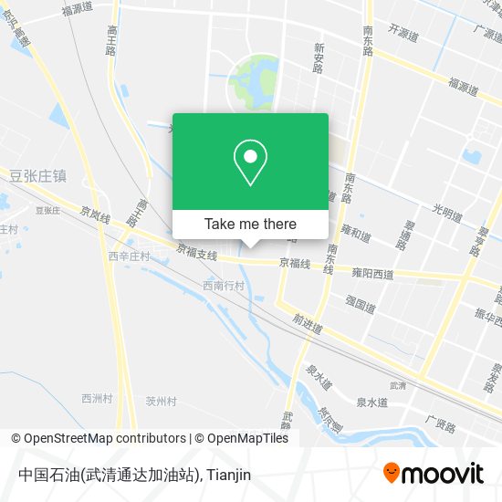 中国石油(武清通达加油站) map