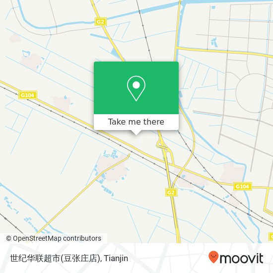 世纪华联超市(豆张庄店) map