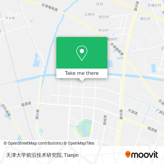 天津大学前沿技术研究院 map