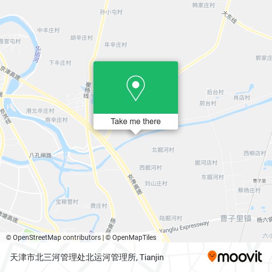 天津市北三河管理处北运河管理所 map