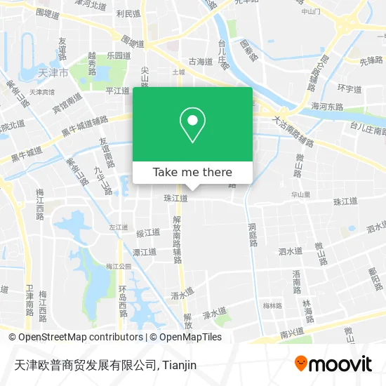 天津欧普商贸发展有限公司 map