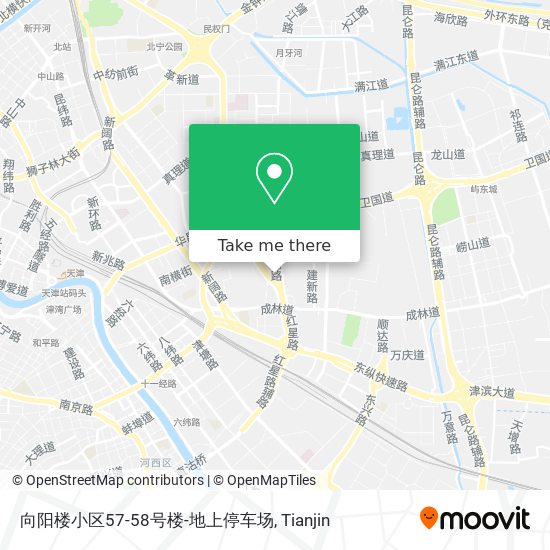 向阳楼小区57-58号楼-地上停车场 map