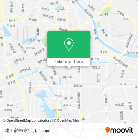 建工宿舍(东1门) map