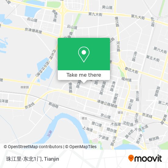 珠江里-东北1门 map