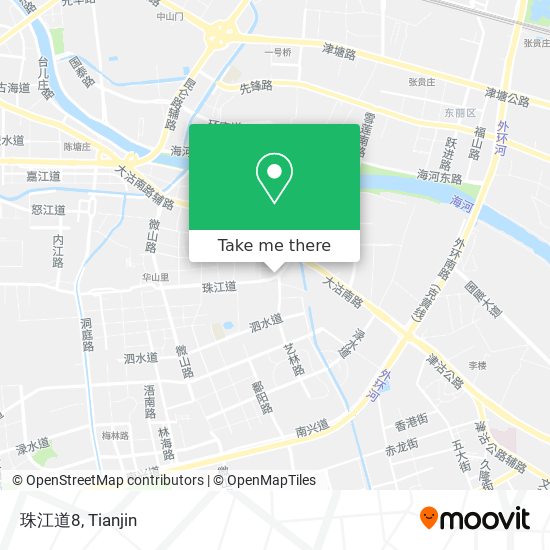 珠江道8 map