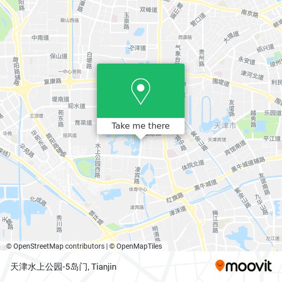 天津水上公园-5岛门 map