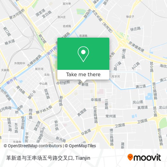 革新道与王串场五号路交叉口 map