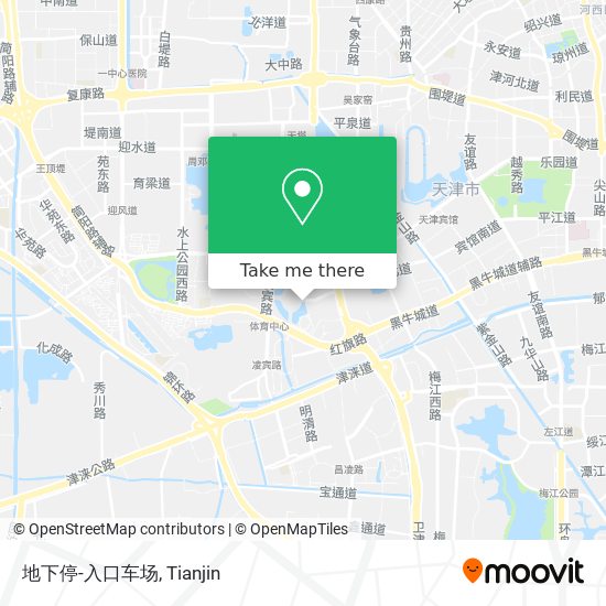 地下停-入口车场 map