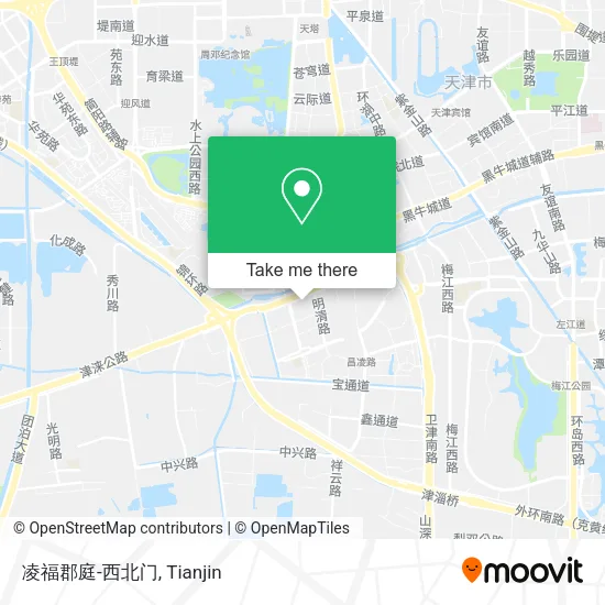 凌福郡庭-西北门 map