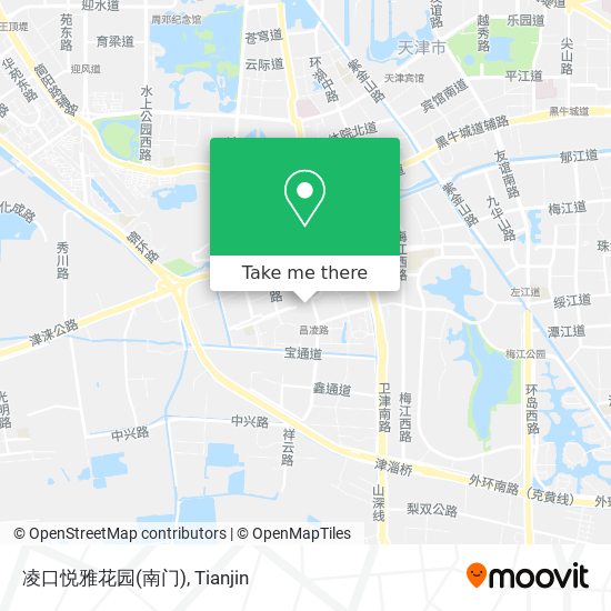 凌口悦雅花园(南门) map