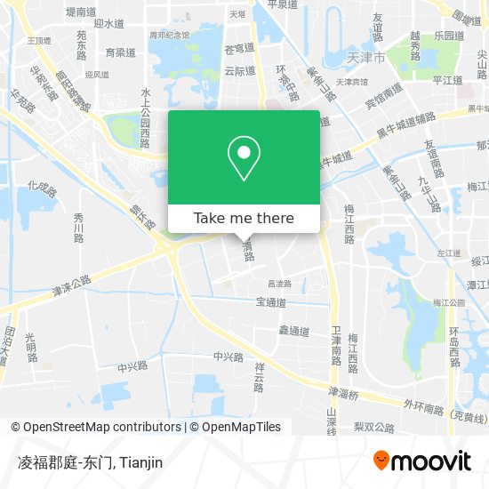 凌福郡庭-东门 map