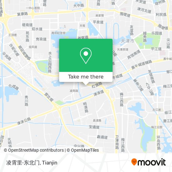 凌霄里-东北门 map