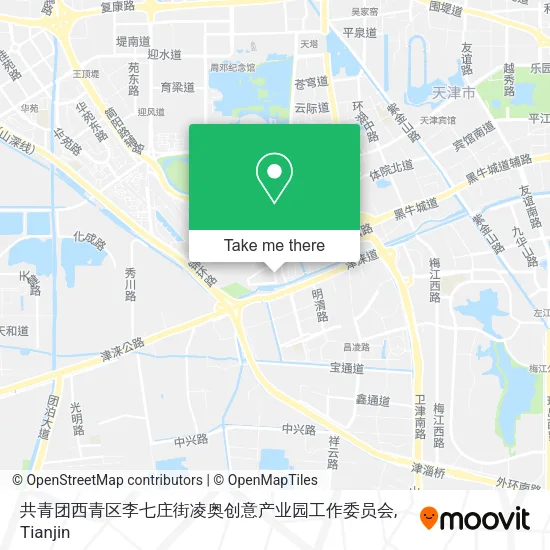 共青团西青区李七庄街凌奥创意产业园工作委员会 map