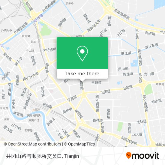 井冈山路与顺驰桥交叉口 map