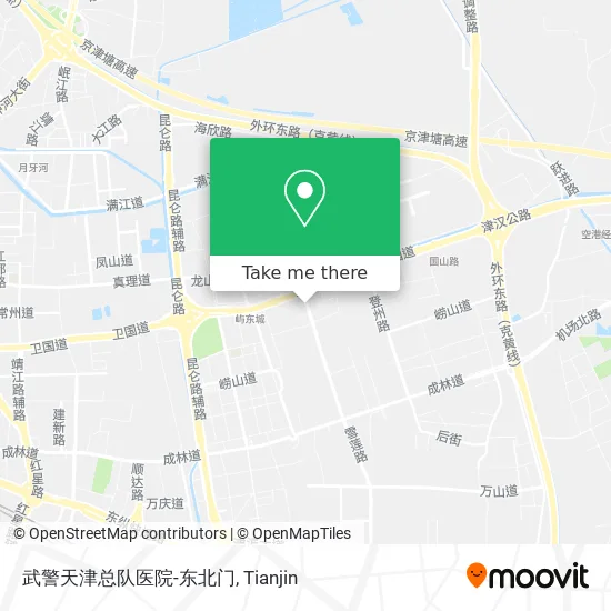 武警天津总队医院-东北门 map
